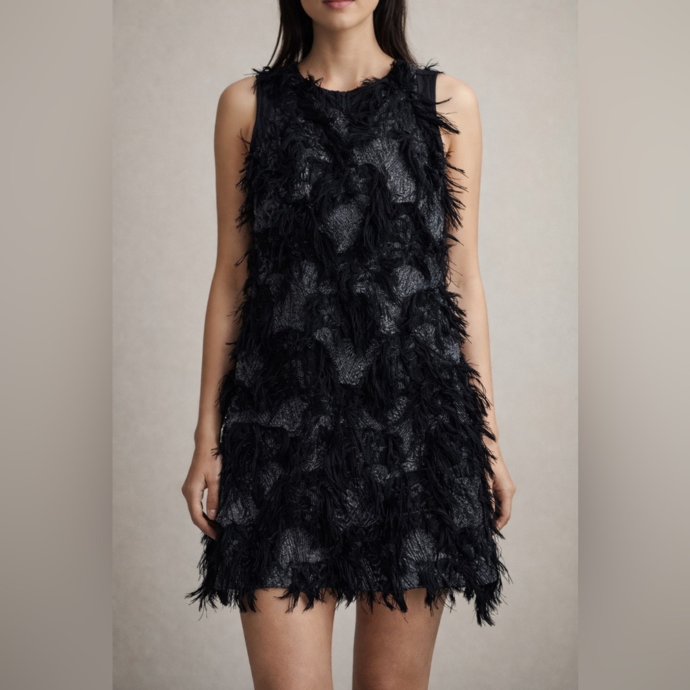 NWOT: Milly Black Dress - Picture 1 of 6